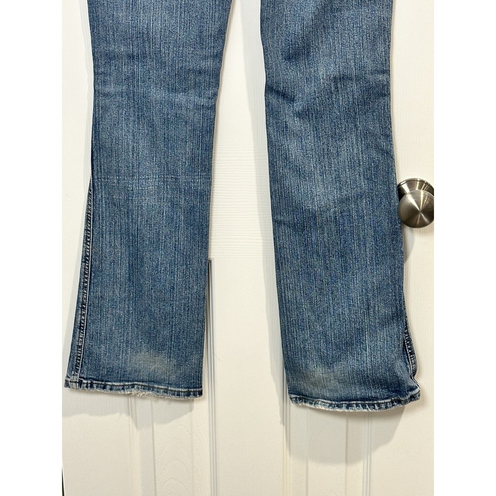 American Eagle Vintage Y2K Jeans Stretch Skinny Flare Sz 6 Regular 31.5" Inseam - Picture 6 of 16